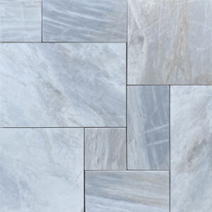 Arctic Marble Pavers | French Pattern Marble Pavers